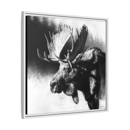"Formida-bull" Framed Canvas