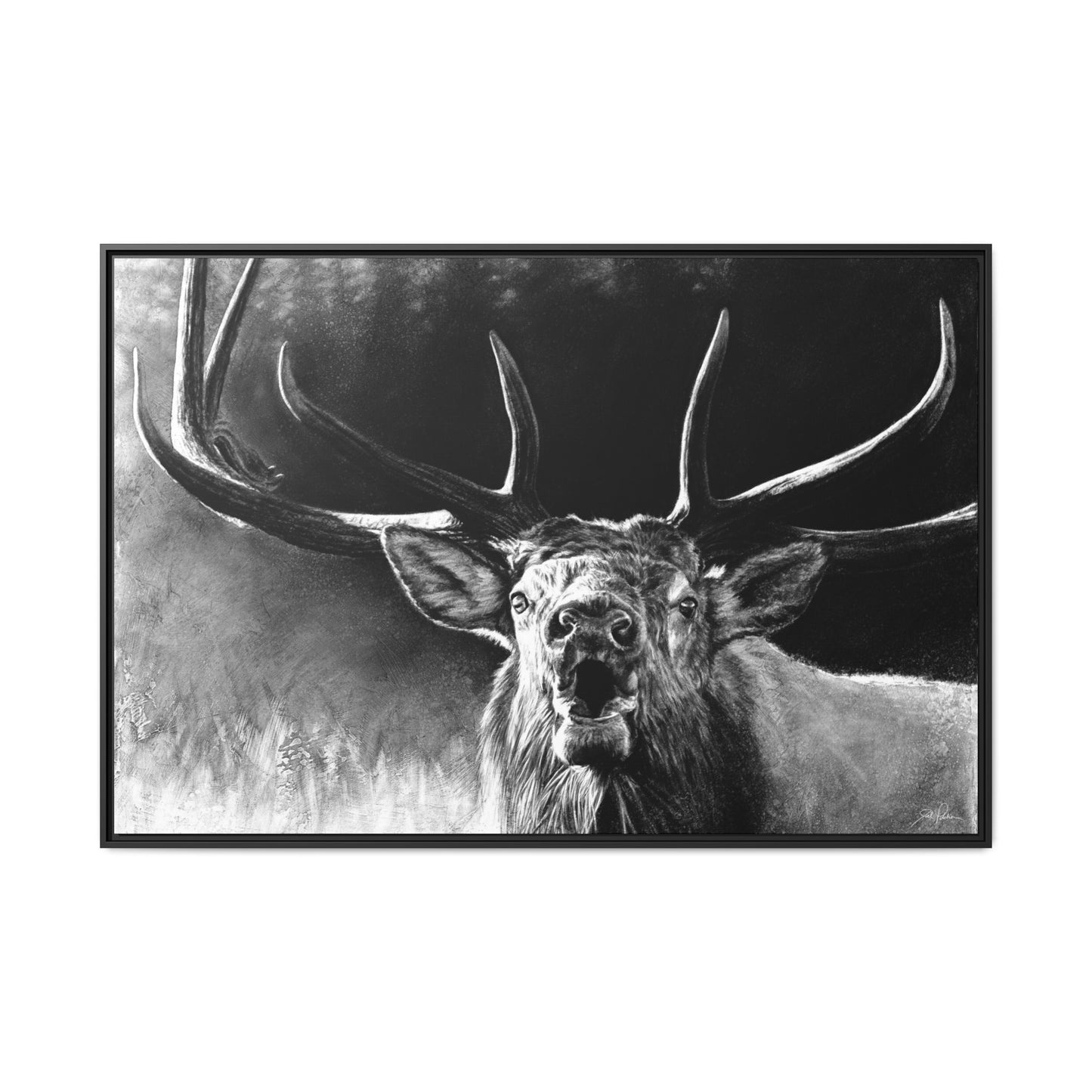 "Battle Cry" Framed Canvas