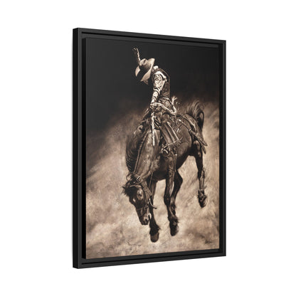 "Giddy Up" Framed Canvas