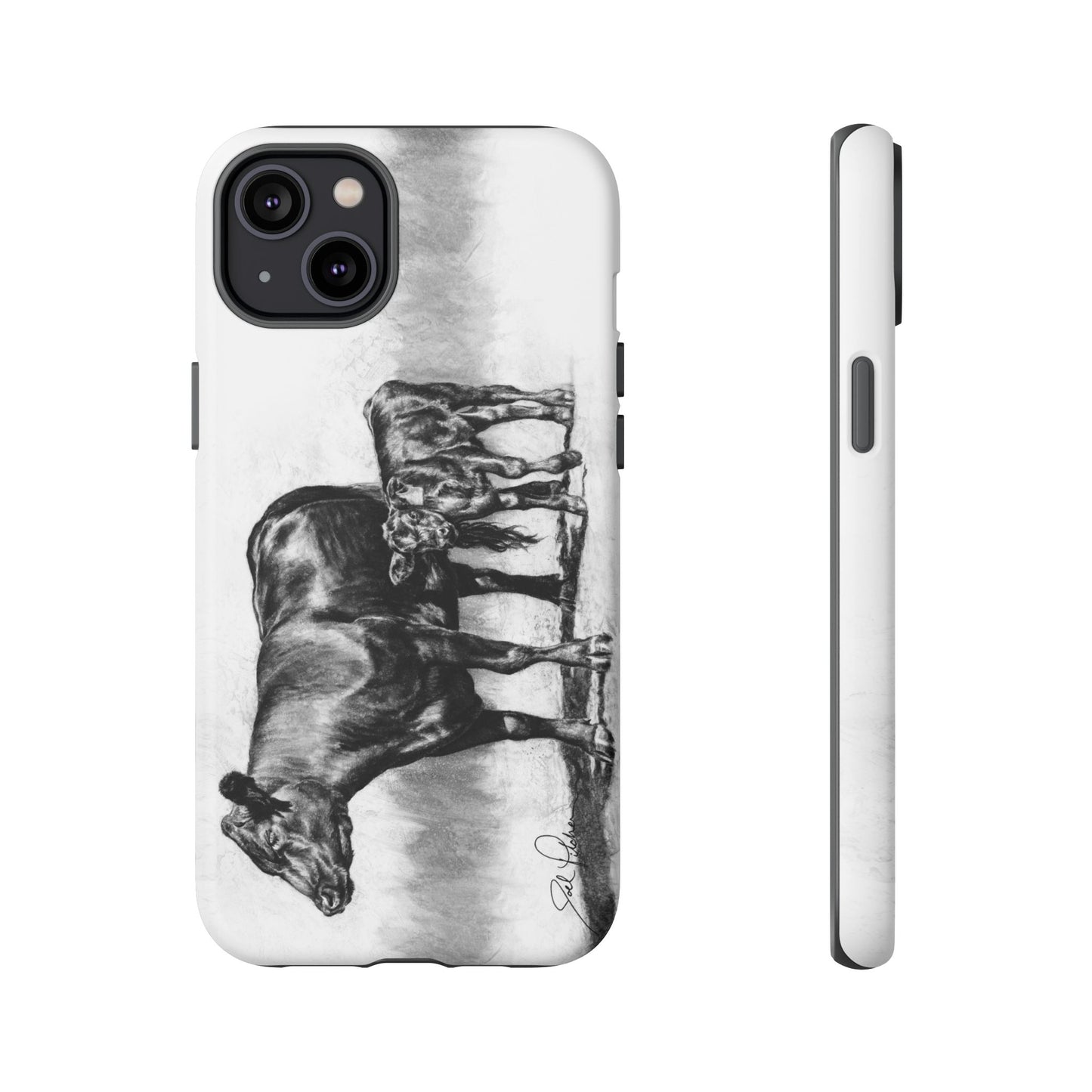 "Mama Cow & Calf" Smart Phone Tough Case