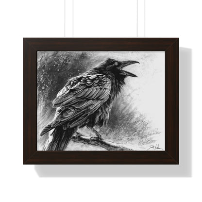 "Raven" Framed Paper Print