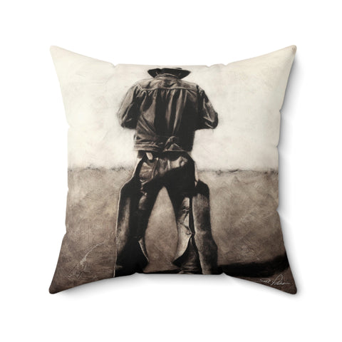"Cowboy" Square Pillow