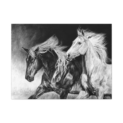"Dynamic Duo" Stretched Canvas