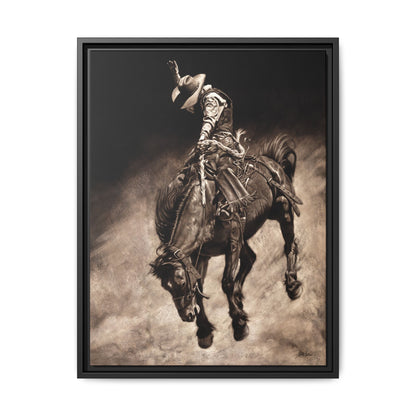 "Giddy Up" Framed Canvas