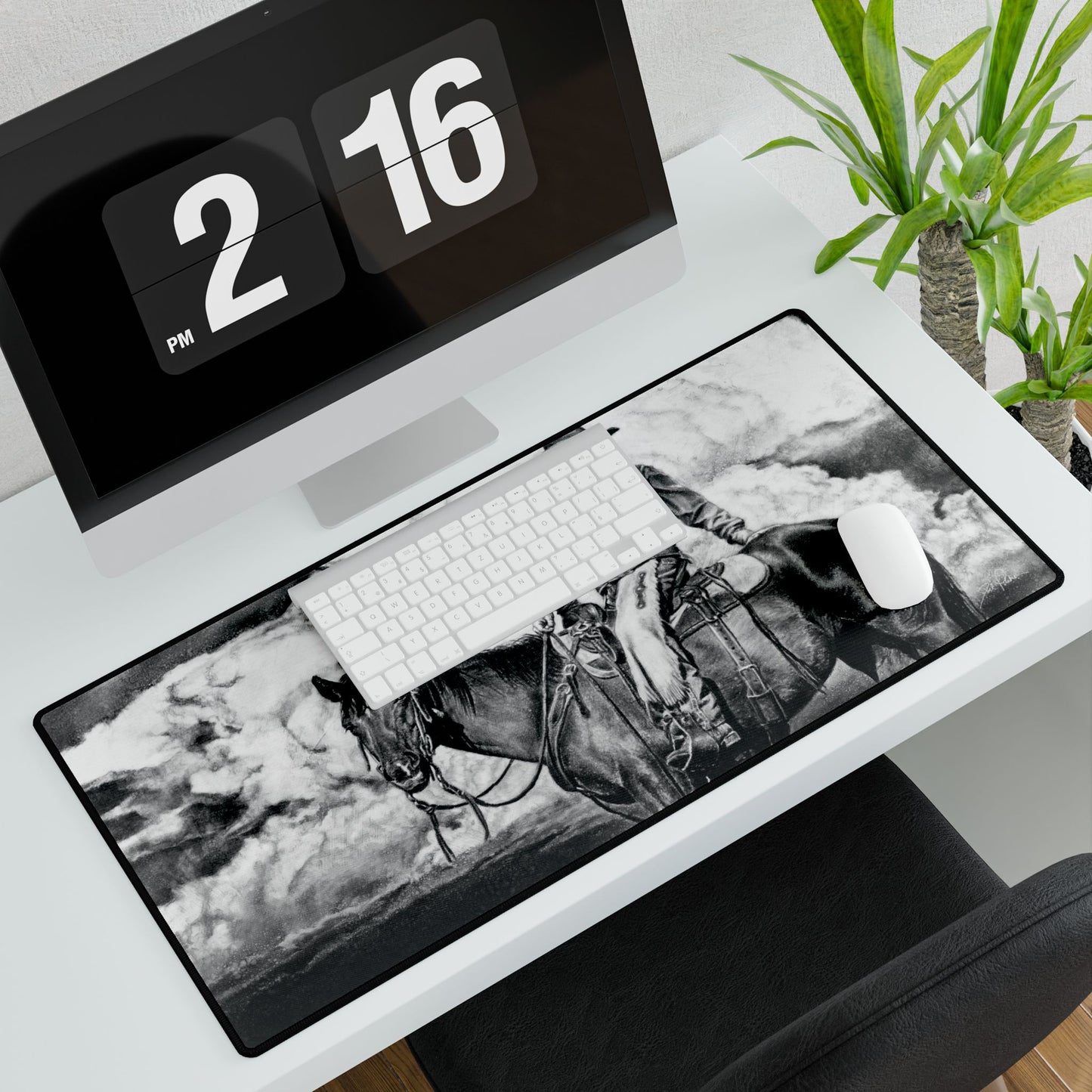 "Looking Back on the Path" Mouse Pad