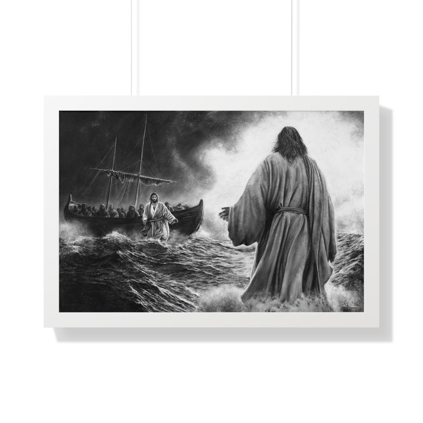 "Be Not Afraid" Framed Paper Print