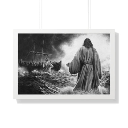 "Be Not Afraid" Framed Paper Print