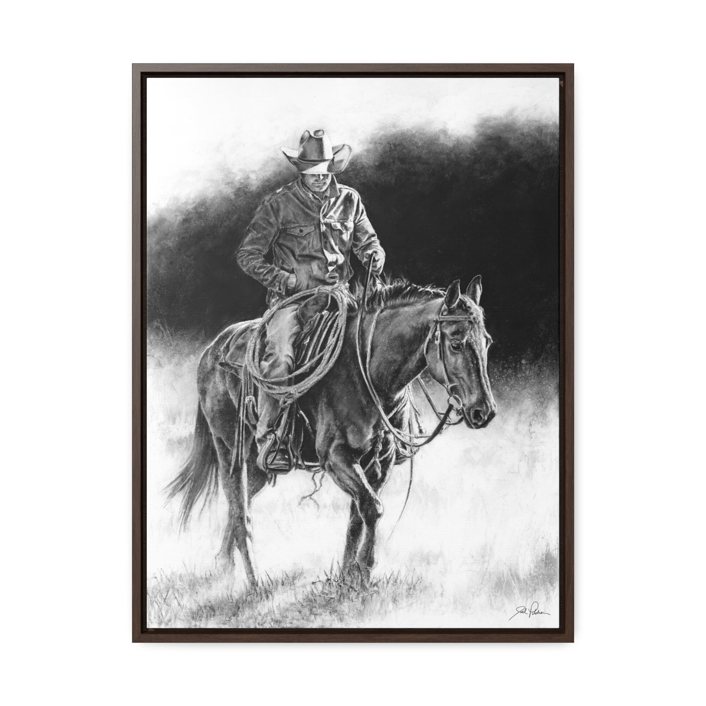 "Ridin' for the Brand" Gallery Wrapped/Framed Canvas