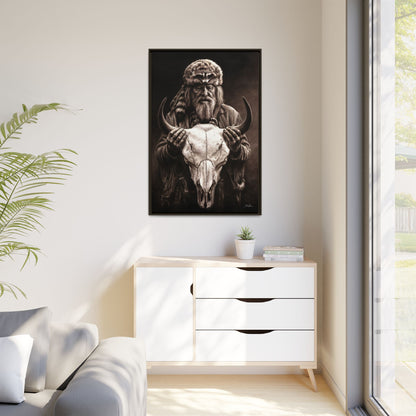 "Legends of the West" Framed Canvas