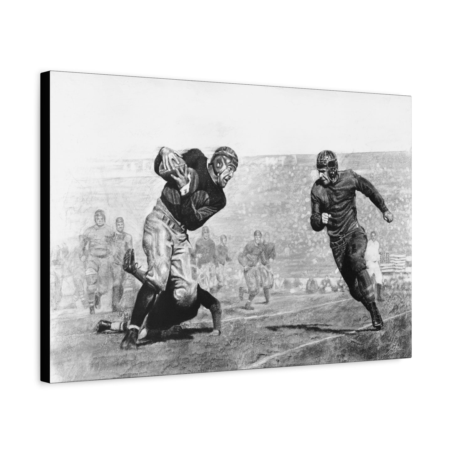 "Leatherheads" Stretched Canvas