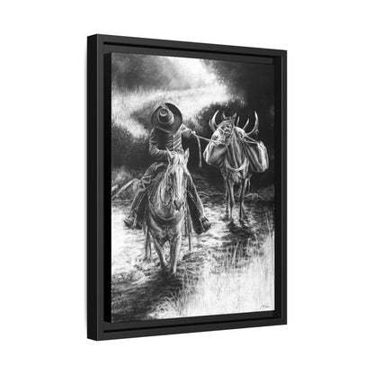 "Shallow Crossing" Framed Canvas