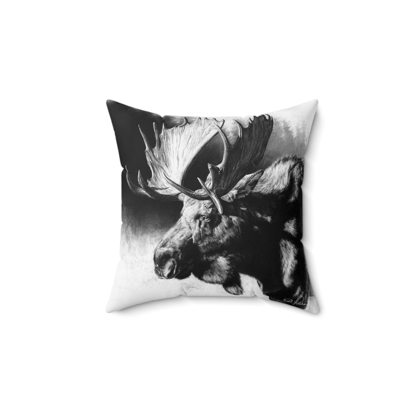 "Formida-bull" Square Pillow.