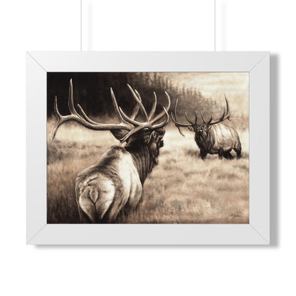 "Ready to Rumble" Framed Paper Print