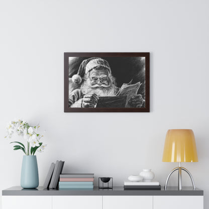 "Dear Santa" Framed Paper Print