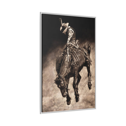 "Giddy Up" Framed Canvas