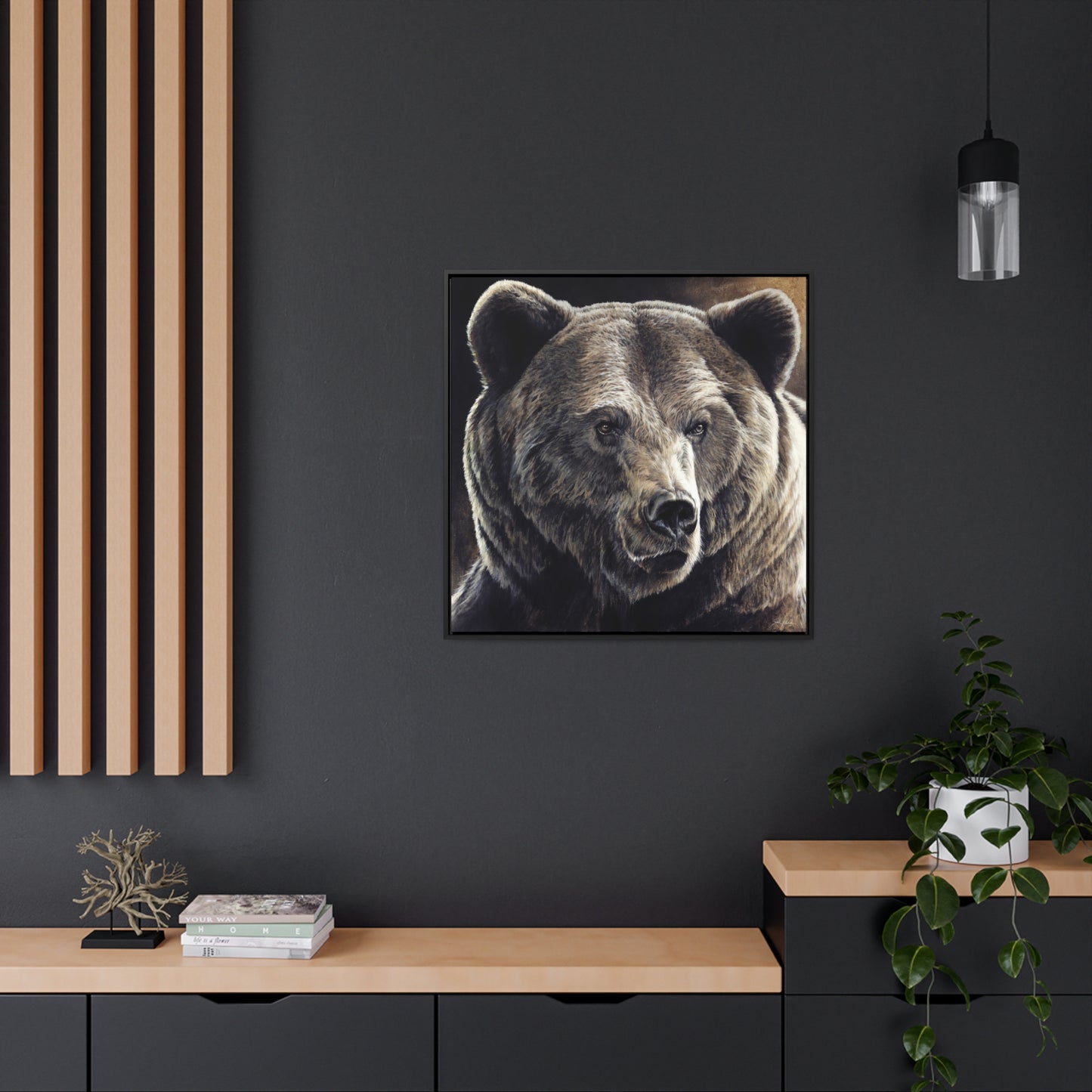 "Kodiak" Gallery Wrapped/Framed Canvas