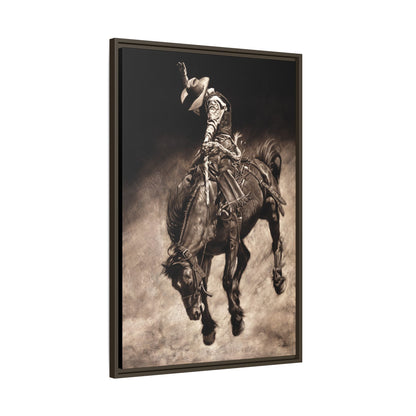 "Giddy Up" Framed Canvas