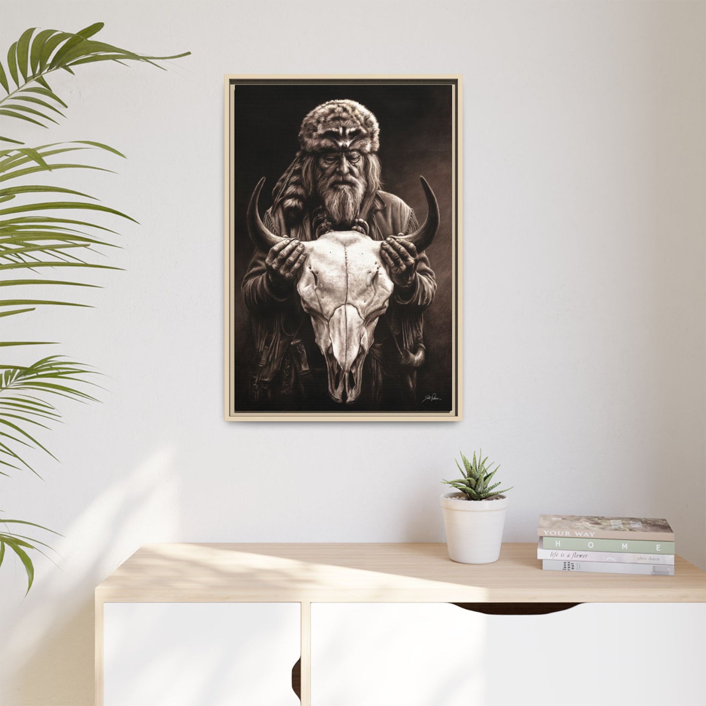 "Legends of the West" Framed Canvas
