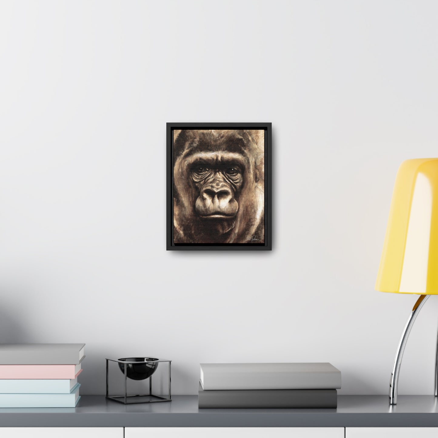 "Gorilla" Gallery Wrapped/Framed Canvas