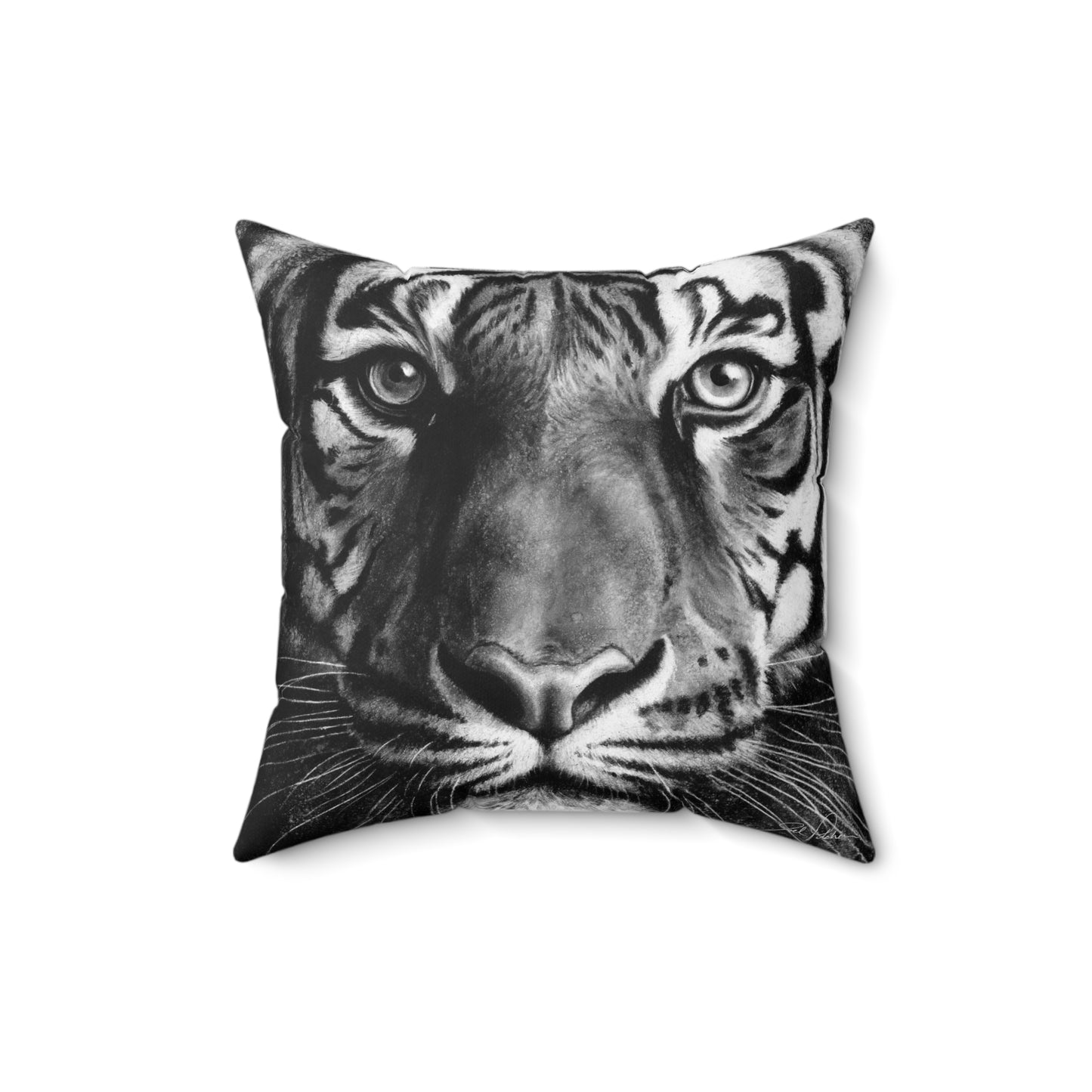 "Tiger" Square Pillow.