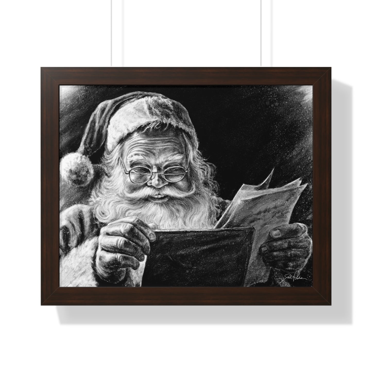 "Dear Santa" Framed Paper Print