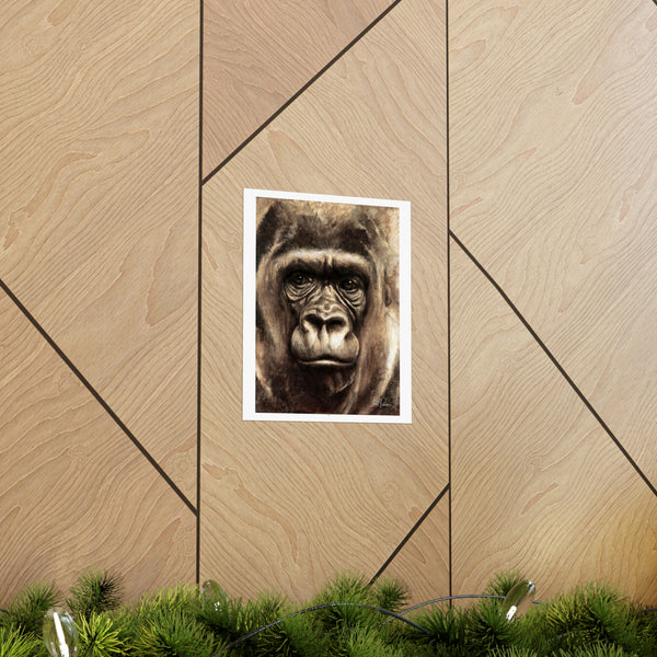 "Gorilla" Premium Matte Paper Print