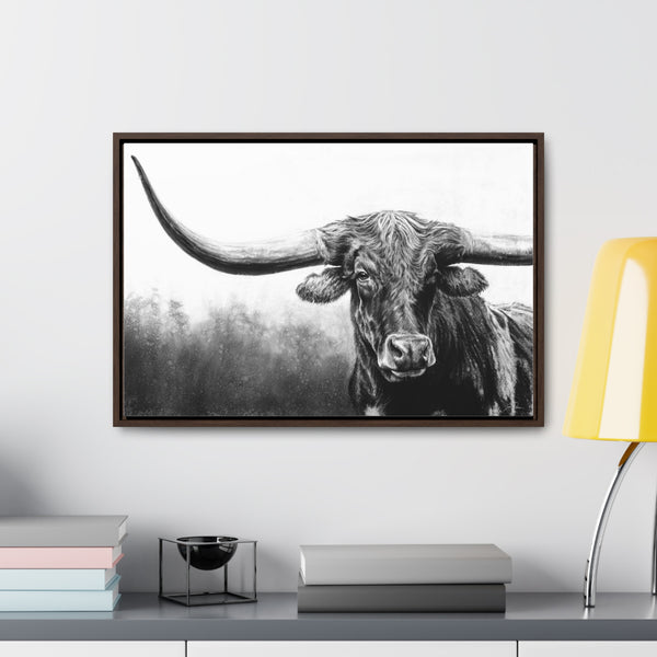 "Longhorn" Gallery Wrapped/Framed Canvas