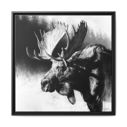 "Formida-bull" Framed Canvas