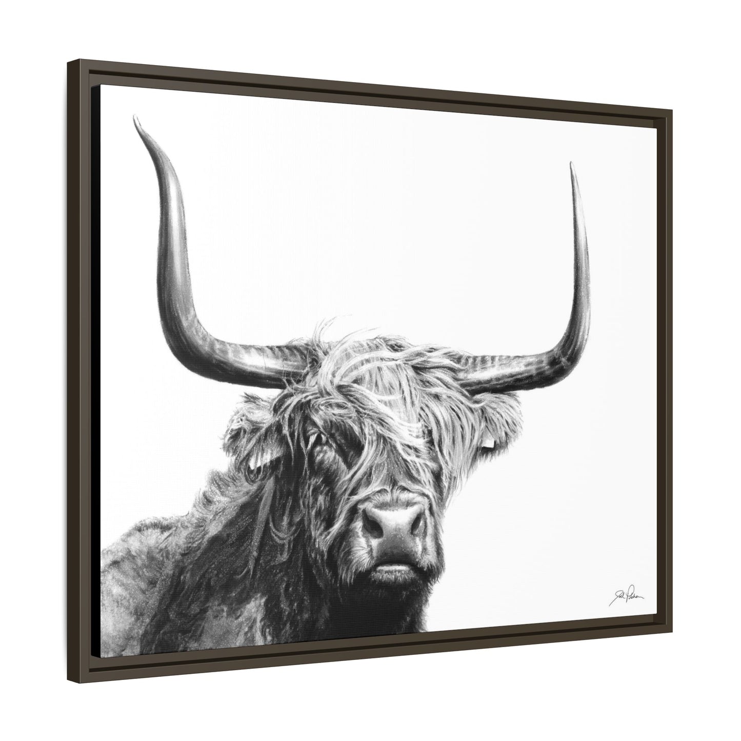 "Highlander" Framed Canvas
