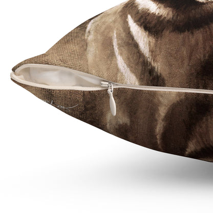 "Pronghorn" Square Pillow.