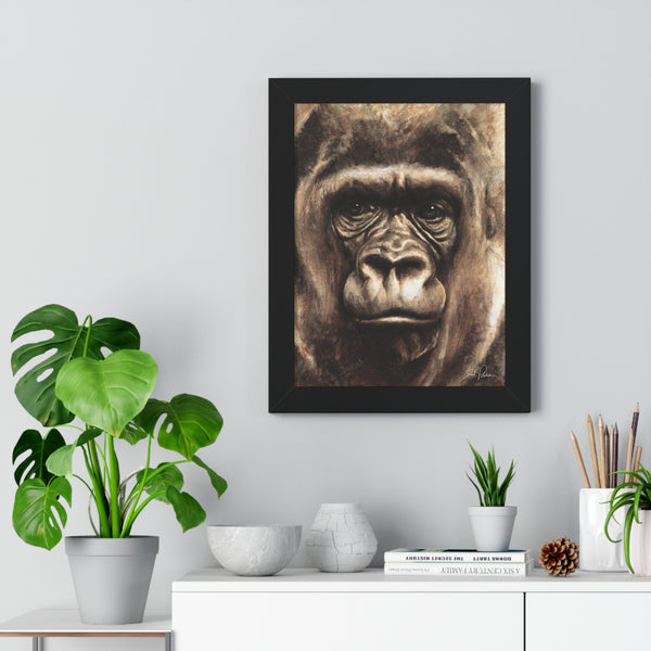 "Gorilla" Framed Paper Print