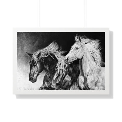 "Dynamic Duo" Framed Paper Print