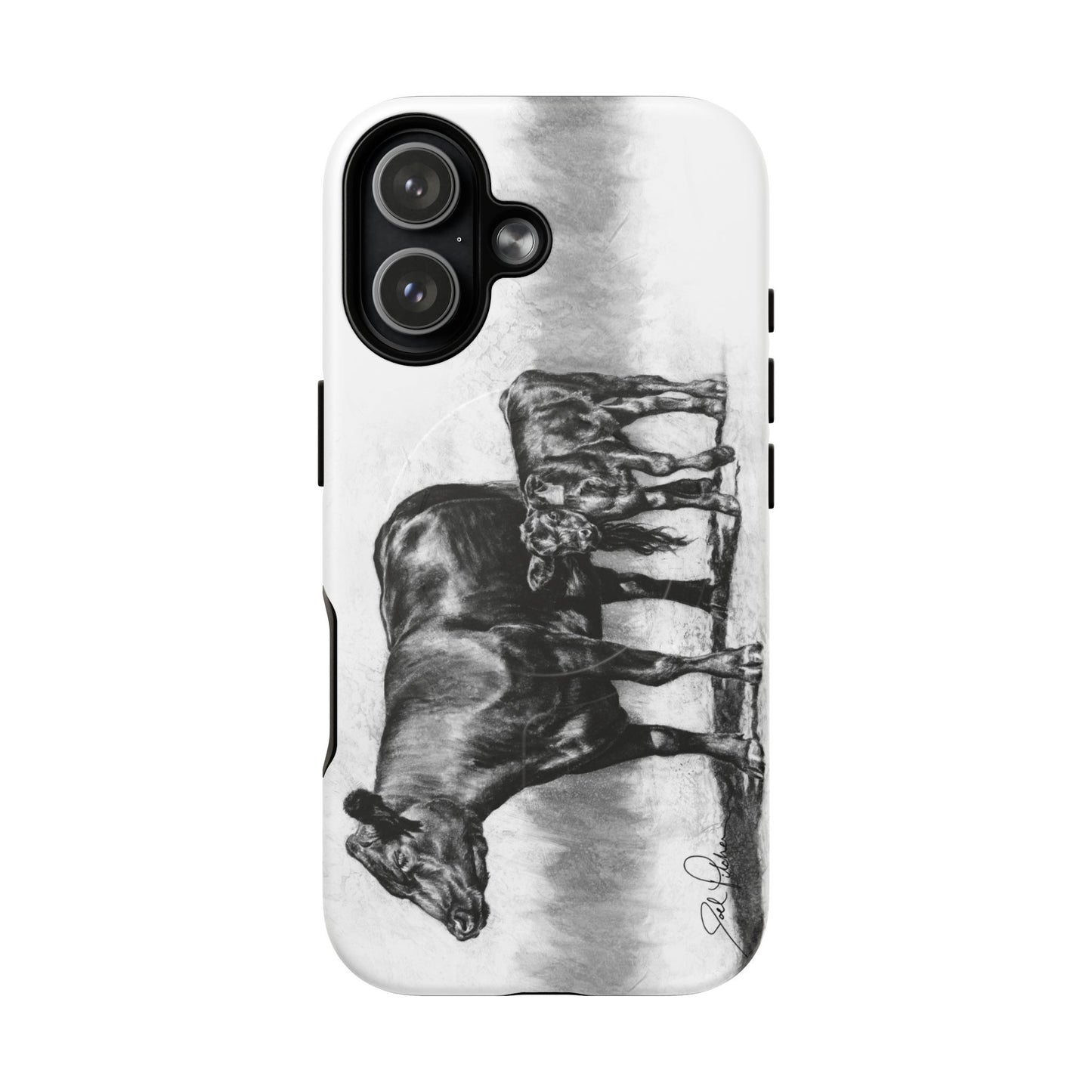 "Mama Cow & Calf" Magnetic Tough Case