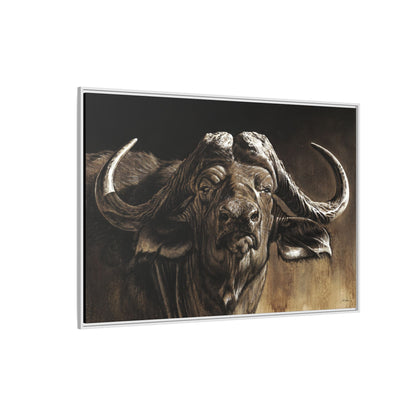 "Debt Collector" Framed Canvas