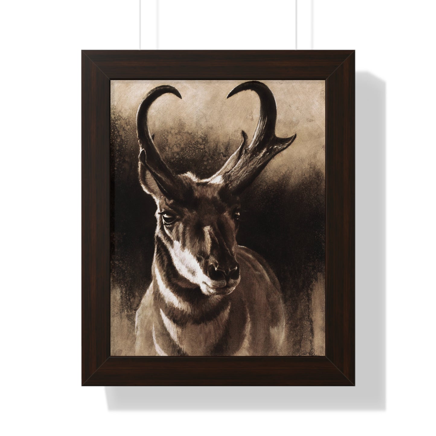 "Pronghorn" Framed Paper Print.