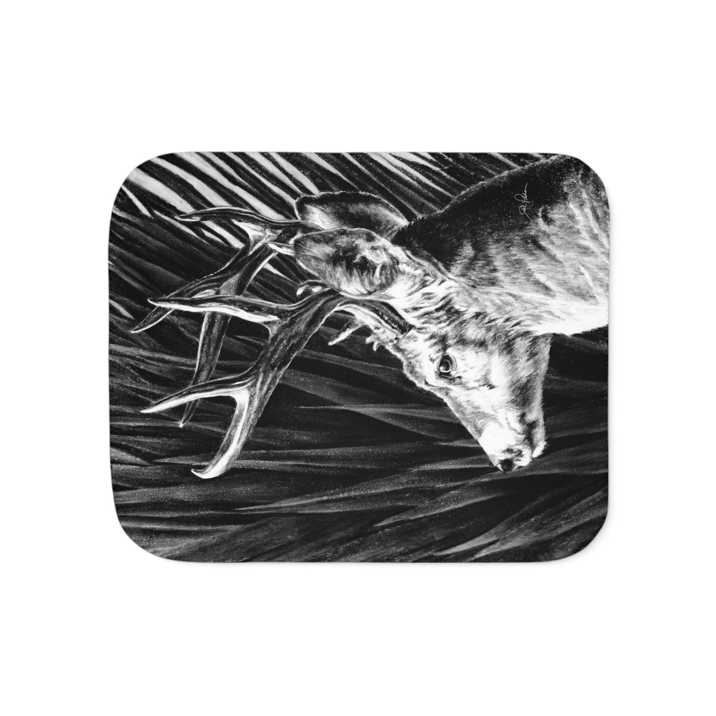 "Coues Buck" Sherpa Blanket.