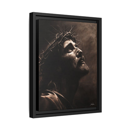 "With His Stripes We Are Healed" Framed Canvas