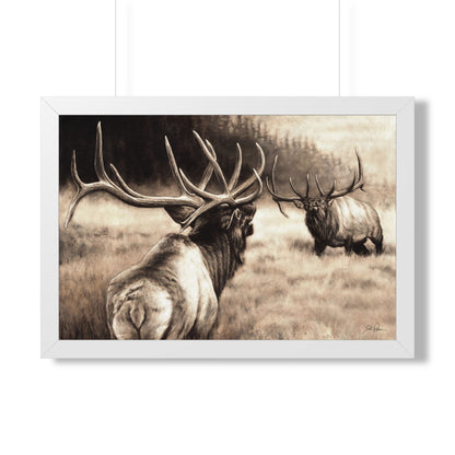 "Ready to Rumble" Framed Paper Print