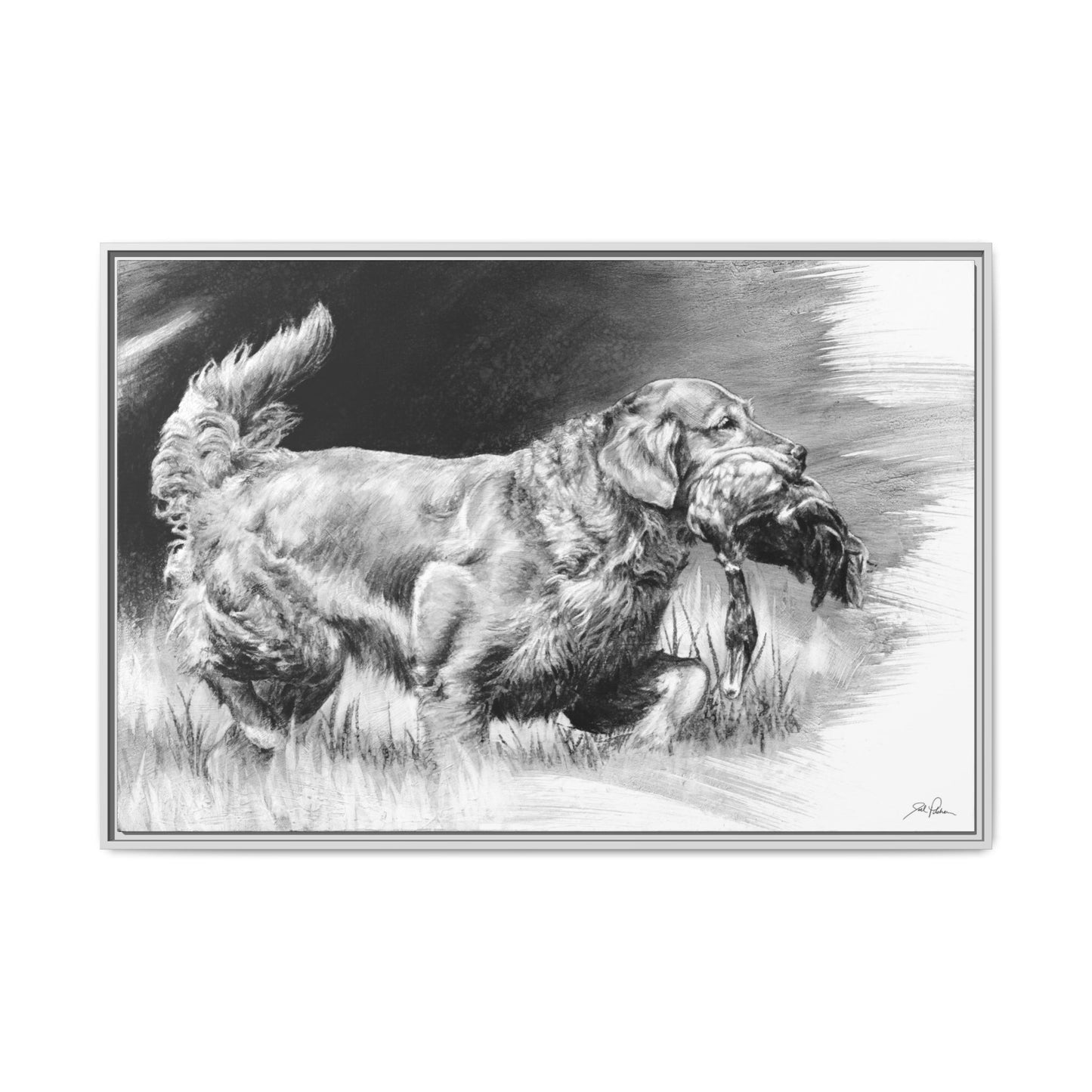"Good Dog" Framed Canvas