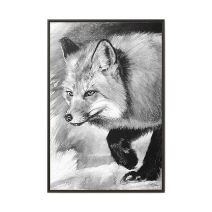 "Fox" Framed Canvas