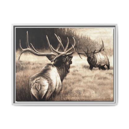 "Ready to Rumble" Framed Canvas