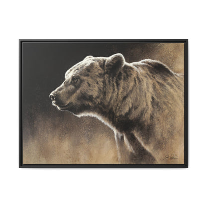 "Grizzly" Framed Canvas
