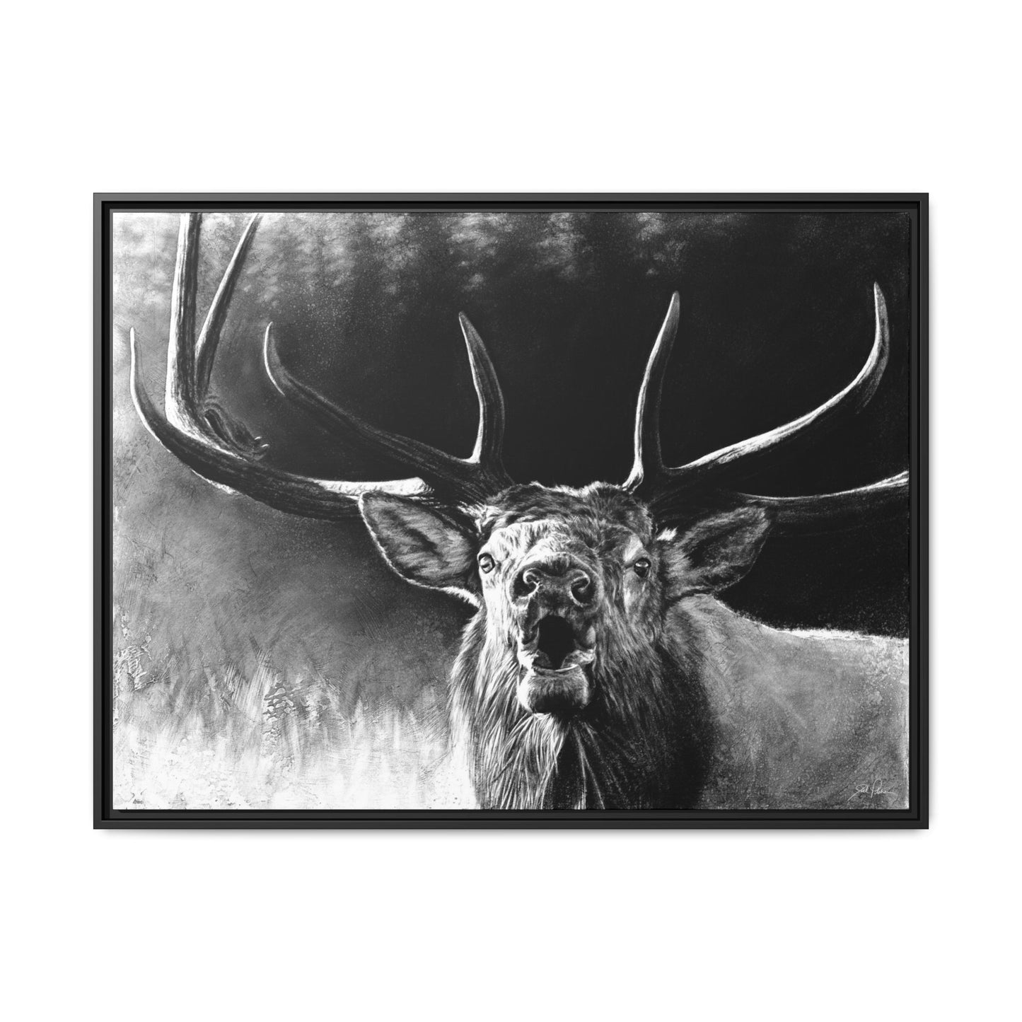 "Battle Cry" Framed Canvas