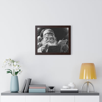 "Dear Santa" Framed Paper Print