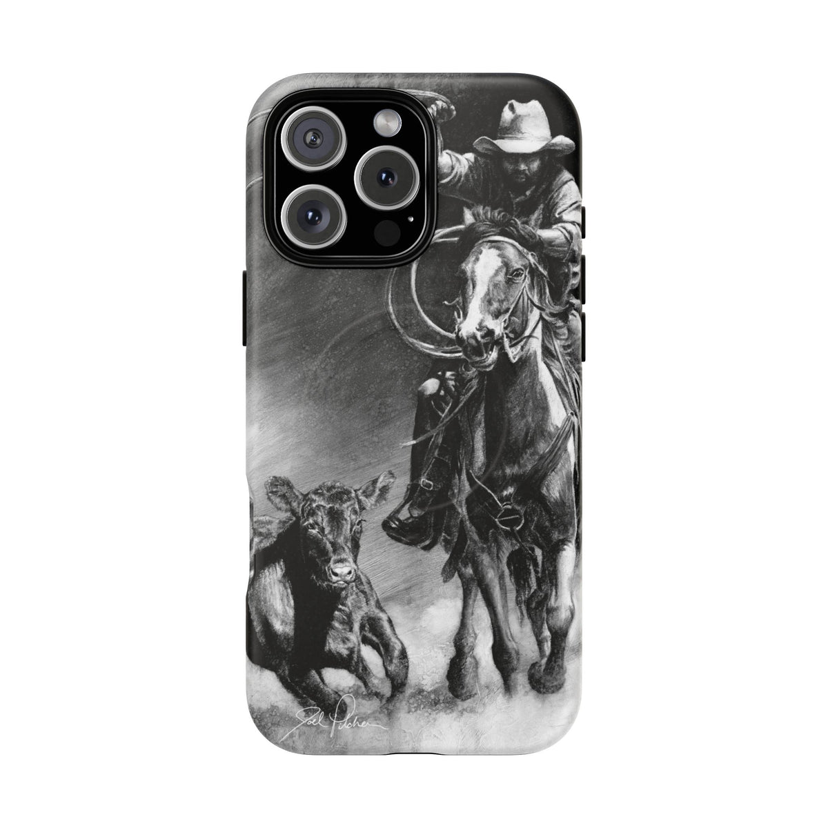 "Calf Roping" Magnetic Tough Case