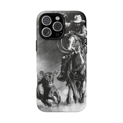 "Calf Roping" Magnetic Tough Case