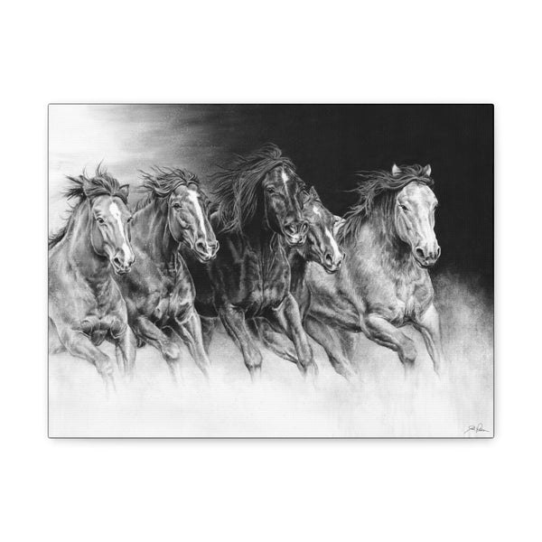 "Wild Bunch" Gallery Wrapped Canvas