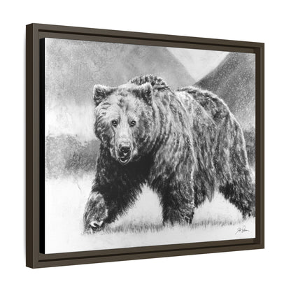 Grizzly II" Framed Canvas