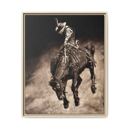 "Giddy Up" Framed Canvas