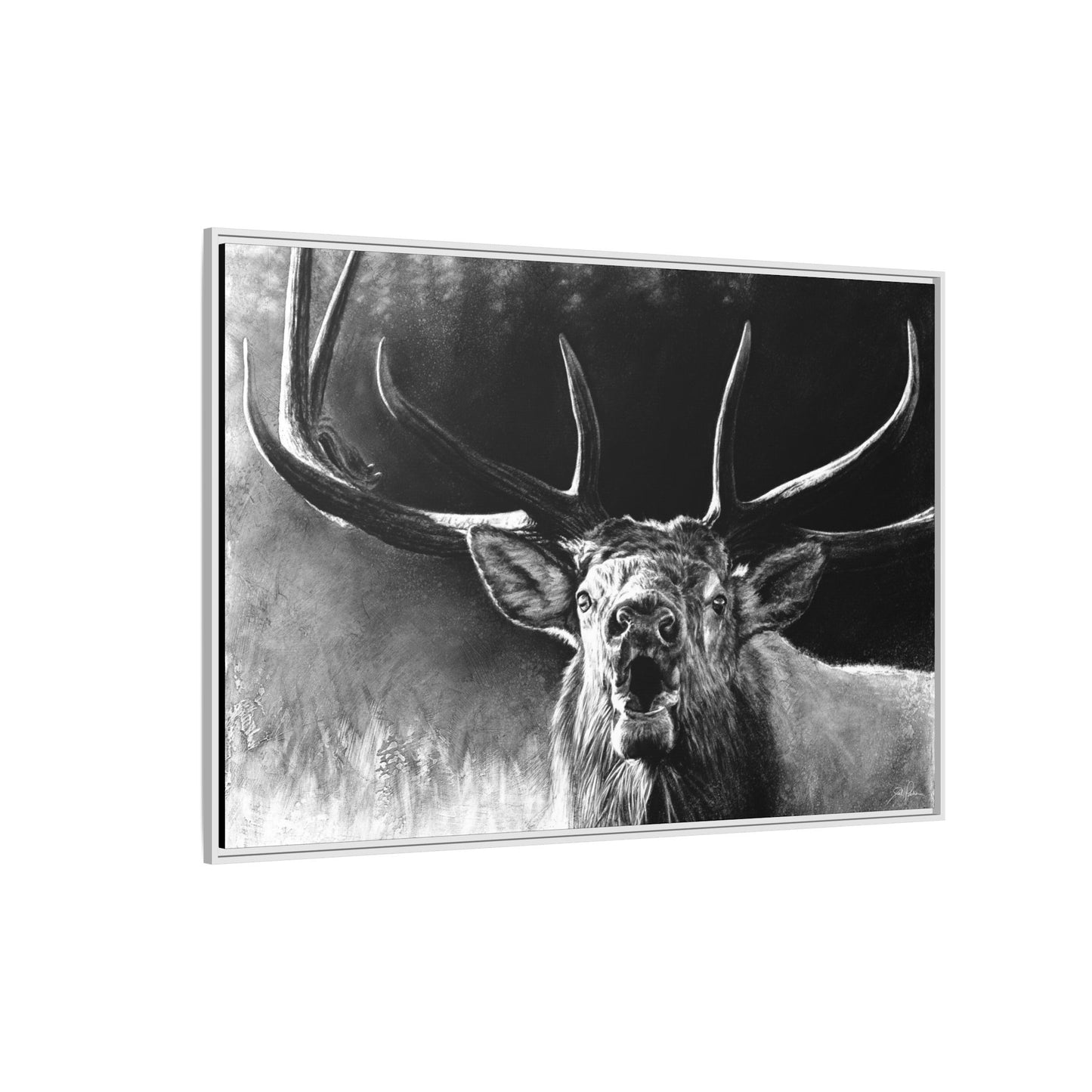 "Battle Cry" Framed Canvas